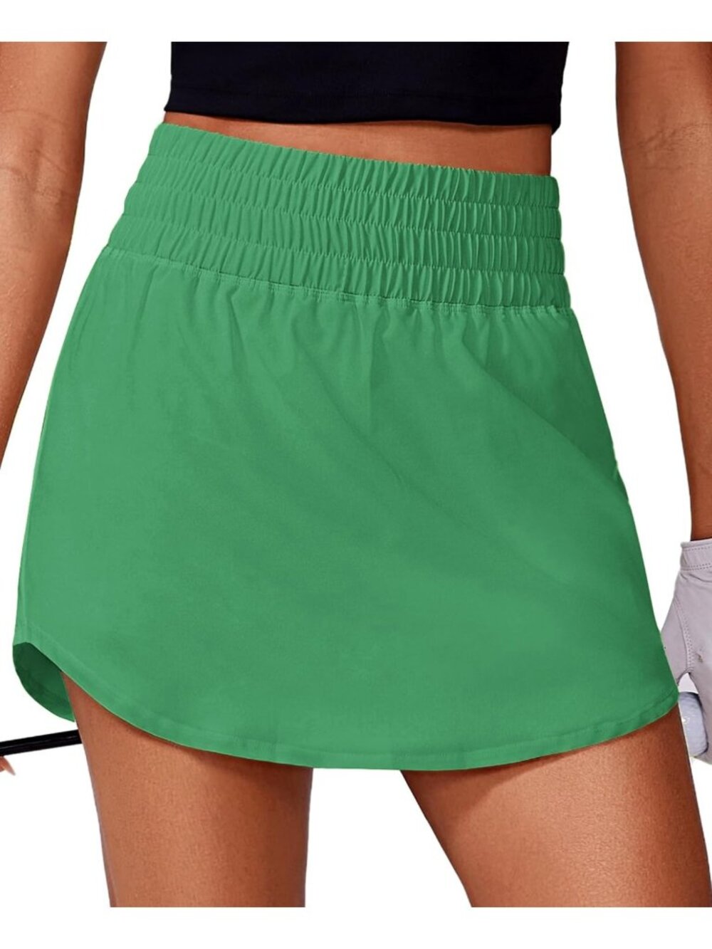 16" Women's Golf Skirt - High Elastic Waist, Comfortable Skort with 2 Pockets